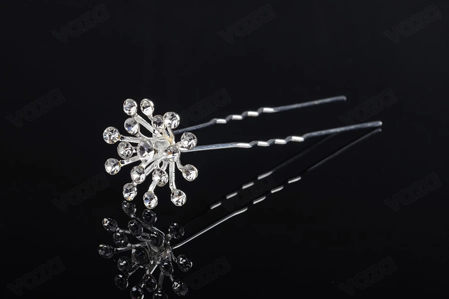 Spilla decorativa in metallo con strass a forma di fiore (larghezza 23 mm) – 20 pz-εικόνα_διαστάσεις