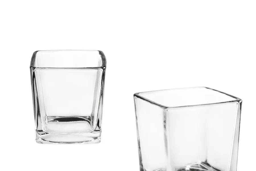 Διακοσμητικό για ρεσώ 73x76 mm γυάλινο τετράγωνο