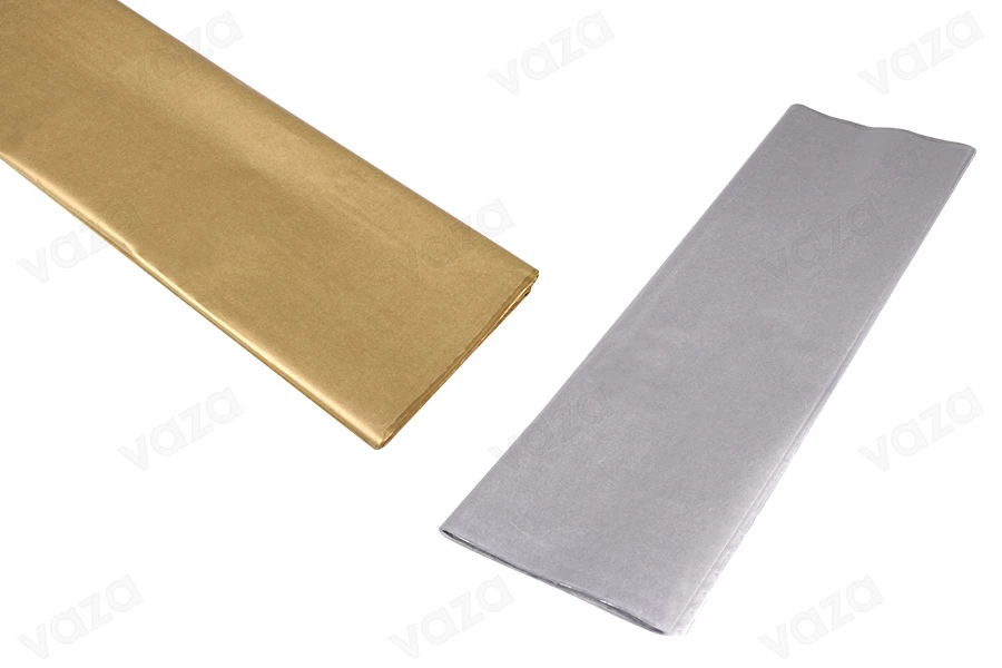 Χαρτί αφής 50x66 cm σε χρυσό ή ασημί χρώμα - 50 τμχ Χαρτί αφής 50x66 cm σε χρυσό ή ασημί χρώμα - 50 τμχ-εικόνα_προϊοντική
