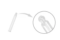 Σωλήνας γυάλινος, διάφανος για PP20 (30 ml) - μήκος 62 mm Σωλήνας γυάλινος, διάφανος για PP20 (30 ml) - μήκος 62 mm