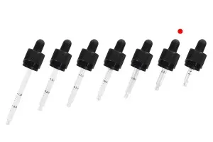 Pipettenmontur 10 ml mit CRC Verschluss, schwarzem Gummi und Skala- geeignet für E-Liquid (Einzelverpackung)-5