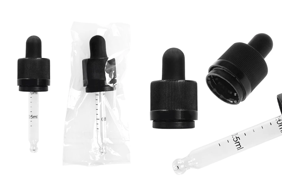 Σταγονομετρητής 20 ml με ασφάλεια CRC, πιπίλα σε μαύρο ΜΑΤ και διαβάθμιση - κατάλληλη και για ηλεκτρονικό τσιγάρο (ατομική συσκευασία) Σταγονομετρητής 20 ml με ασφάλεια CRC, πιπίλα σε μαύρο ΜΑΤ και διαβάθμιση - κατάλληλη και για ηλεκτρονικό τσιγάρο (ατομική συσκευασία)