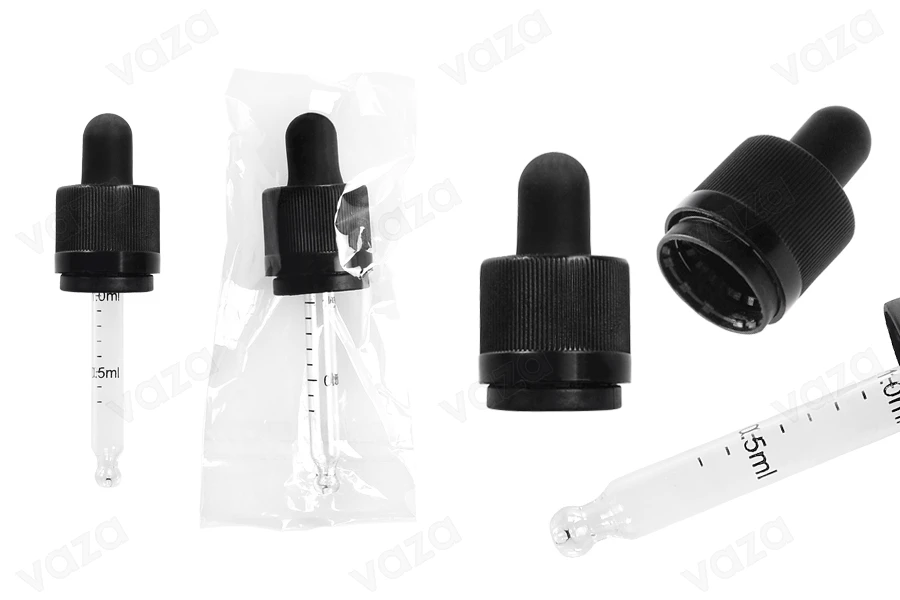 Pikatore 20 ml sigurimi CRC, me pompë të zezë MAT dhe shkallëzim - e përshtatshme edhe për cigare elektronike (në paketë) Pikatore 20 ml sigurimi CRC, me pompë të zezë MAT dhe shkallëzim - e përshtatshme edhe për cigare elektronike (në paketë)-imazh_produkt