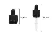 Σταγονομετρητής 20 ml με ασφάλεια CRC, πιπίλα σε μαύρο ΜΑΤ και διαβάθμιση - κατάλληλη και για ηλεκτρονικό τσιγάρο (ατομική συσκευασία) Σταγονομετρητής 20 ml με ασφάλεια CRC, πιπίλα σε μαύρο ΜΑΤ και διαβάθμιση - κατάλληλη και για ηλεκτρονικό τσιγάρο (ατομική συσκευασία)