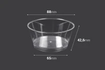 Κυπελλάκι (μπολ) 140 ml για γλυκά - 25 τμχ