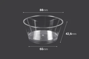 Cup (bowl) 140 ml for sweets - 25 pcs-2