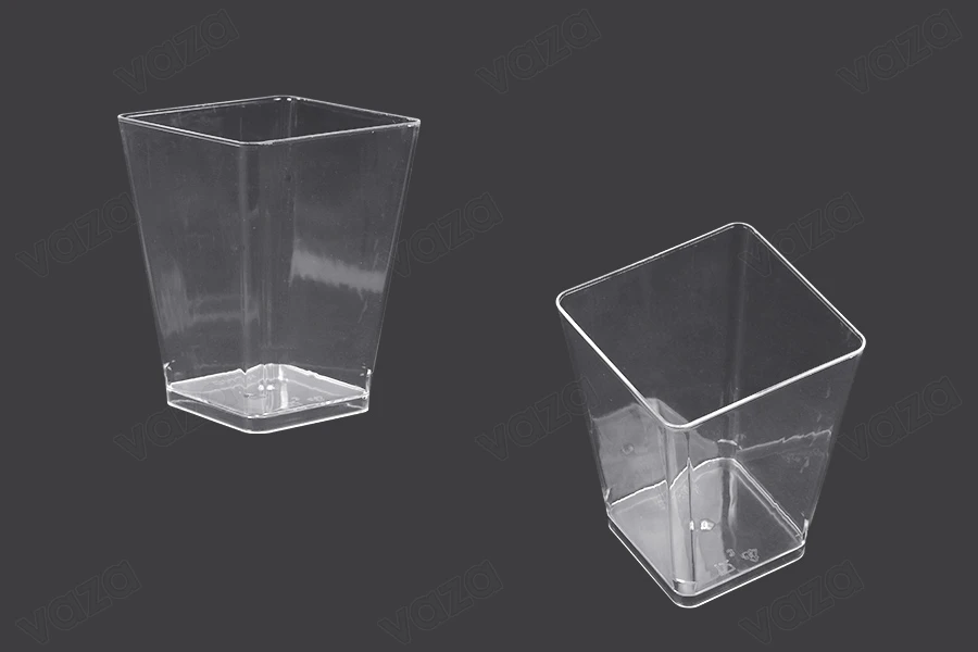 Cup (bowl) 150 ml square for sweets - 25 pcs-photo_produit