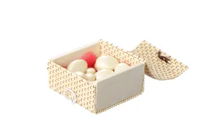 Wood square box bamboo for favors-3