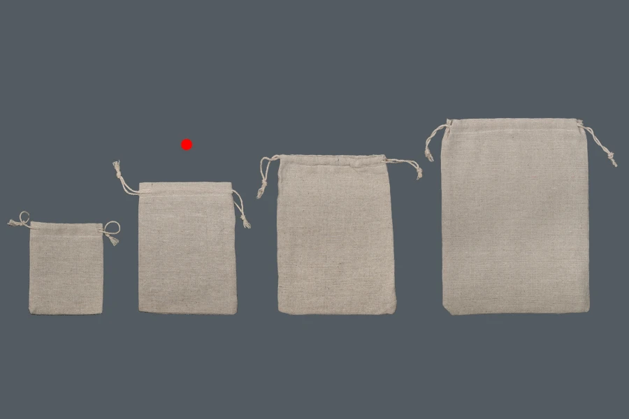 Stoffsäckchen, beige 100x140mm -50 Stücke