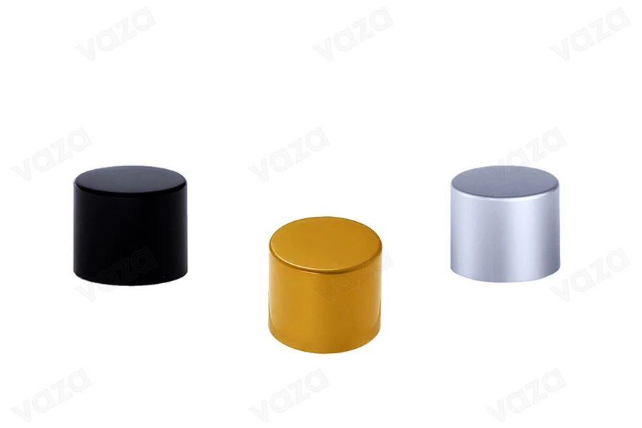 Elegant aluminum cap (UV) - PP18 - with liner in various colors (MAT)-image_product