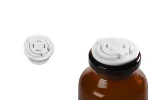 Καπάκι πλαστικό flip top λευκό - 12 τμχ-2