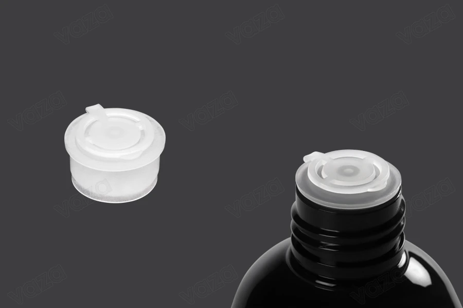 Tappo flip top in plastica semitrasparente – 12 pz Tappo flip top in plastica semitrasparente – 12 pz-εικόνα_διαστάσεις