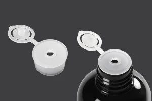 Flip Top Deckel aus Kunststoff halbtransparent -12 Stücke-3