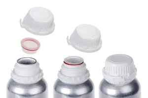 Bouteille en aluminium de 500ml pour le stockage d’huiles essentielles, de parfums et de solutions alcoolisées avec bouchon et couvercle de sécurité-3