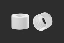 Matte white plastic collar dropper cap for 5ml to 100ml droppers