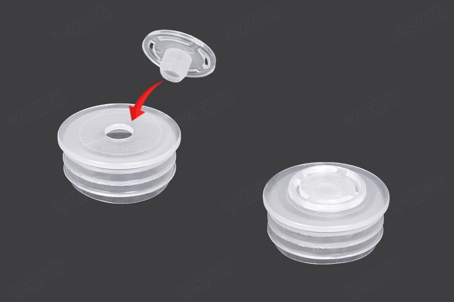 Tappo di plastica con copertura per bottiglie PP28 - 50 pezzi. Tappo di plastica con copertura per bottiglie PP28 - 50 pezzi.-immagine_prodotto