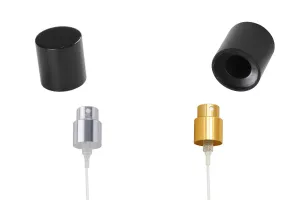 Set - Spray und Verschluss aus Kunststoff für Parfümflaschen 15/400 - 6-tlg