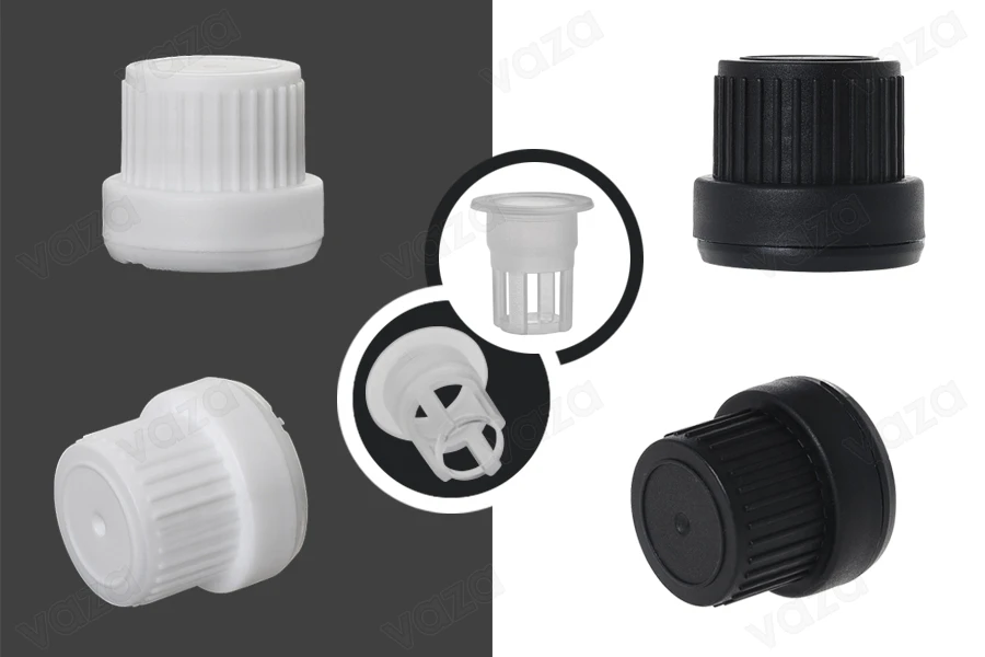Tappo di sicurezza in plastica con flusso controllato PP18. Tappo di sicurezza in plastica con flusso controllato PP18.-immagine_prodotto