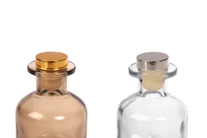 Bouchon en silicone synthétique de couleur doré ou argent-3