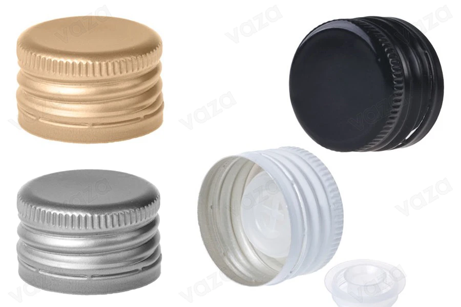 Tappo a vite in alluminio con flusso controllato PP 28 e possibilità di sigillatura.-immagine_prodotto