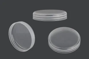 Couvercle en plastique transparent pour pots à crème