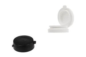Tappo in plastica a scatto con sicurezza
