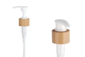 Pompe PP24/410 avec revêtement en bambou et intérieur en plastique blanc