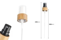 Σπρέι PP18 με επικάλυψη bamboo, πλαστικό εσωτερικό και διάφανο καπάκι