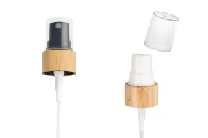 Spray PP18 with bamboo coating, inner plastic and clear cap