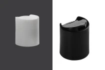 Disk-top καπάκι πλαστικό PP18 σε μαύρο ή λευκό χρώμα Disk-top καπάκι πλαστικό PP18 σε μαύρο ή λευκό χρώμα