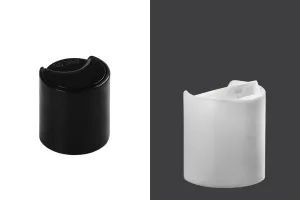 Disk-top plastic lid PP20 in white or black-1