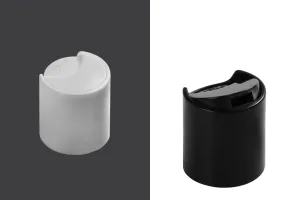 Disk-top plastic lid PP20 in white or black-2