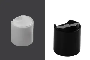 Disk-top plastic lid PP24 in white or black-2