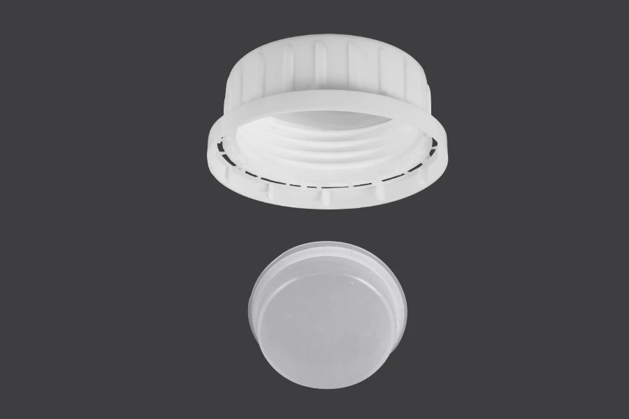 Bouchon et capuchon de sécurité pour bouteilles en aluminium 288-16