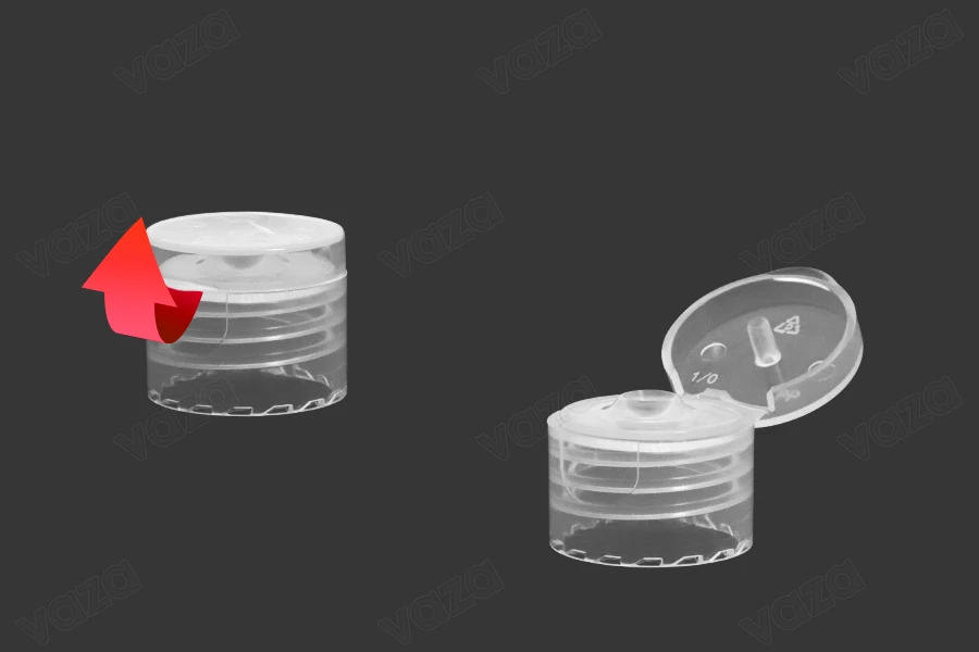 Καπάκι flip top πλαστικό 20/410 - 12 τμχ Καπάκι flip top πλαστικό 20/410 - 12 τμχ-εικόνα_διαστάσεις