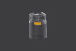Καψύλιο 35,6x50 mm θερμοσυρρικνούμενο με τρύπα διάφανο για λαιμό μέχρι 35mm-1