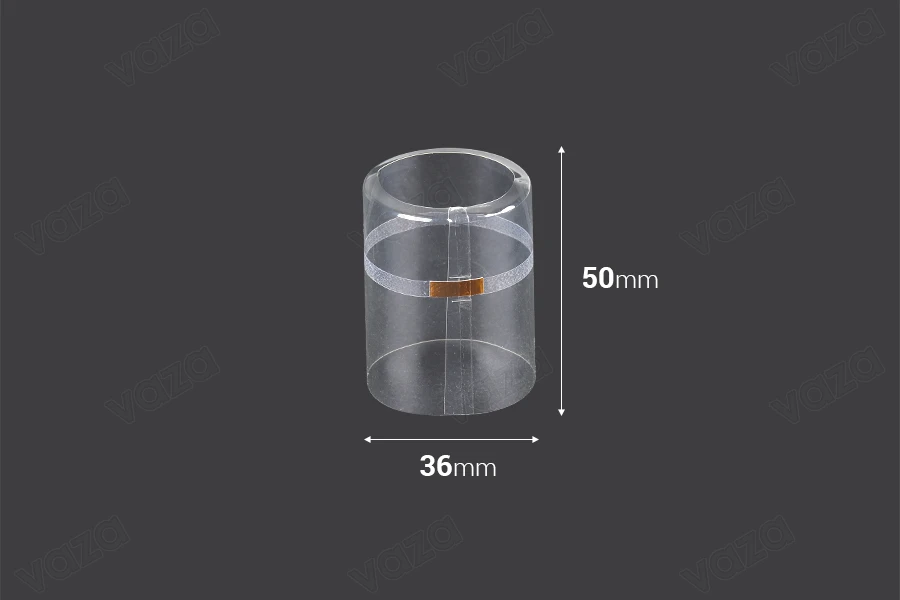 Capsule 36x50 mm transparent and heat-shrinkable with a hole-imazh_produkt