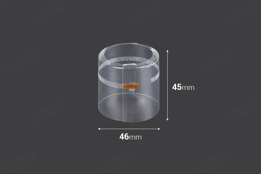 Καψύλιο 46x45 mm θερμοσυρρικνούμενο με τρύπα διάφανο - 20 τμχ Καψύλιο 46x45 mm θερμοσυρρικνούμενο με τρύπα διάφανο - 20 τμχ-εικόνα_προϊοντική