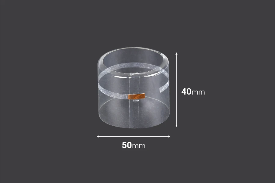 Καψύλιο 50x40 mm θερμοσυρρικνούμενο με τρύπα διάφανο - 20 τμχ Καψύλιο 50x40 mm θερμοσυρρικνούμενο με τρύπα διάφανο - 20 τμχ