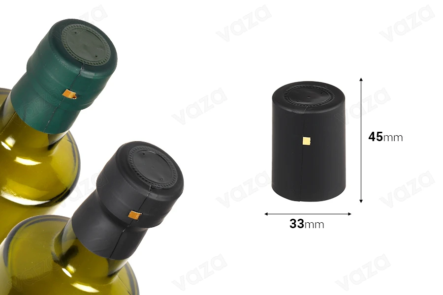 Capsule 33x45 mm heat-shrinkable - 20 pcs Capsule 33x45 mm heat-shrinkable - 20 pcs-photo_dimensions