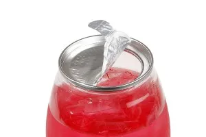 Aluminum cap (easy tear) for bottles 468--2