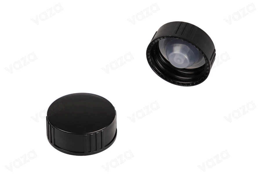 Bouchon en plastique avec joint conique intérieur PP28 - 50 pcs-photo_produit