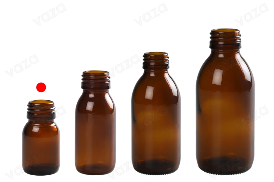 30ml amber glass bottle for essential oils with PP28 finish-image_group