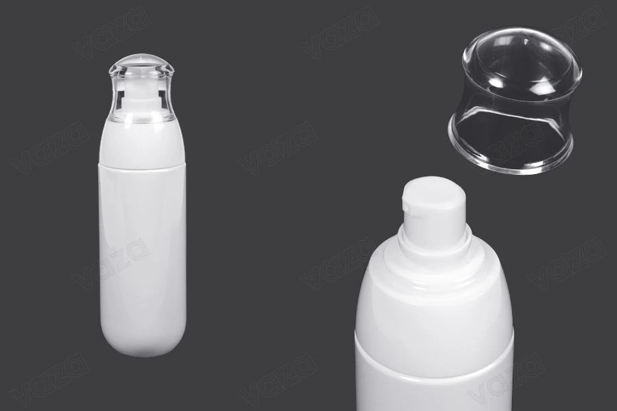 Μπουκαλάκι PET 80 ml με λευκή αντλία και διάφανο καπάκι Μπουκαλάκι PET 80 ml με λευκή αντλία και διάφανο καπάκι-εικόνα_προϊοντική