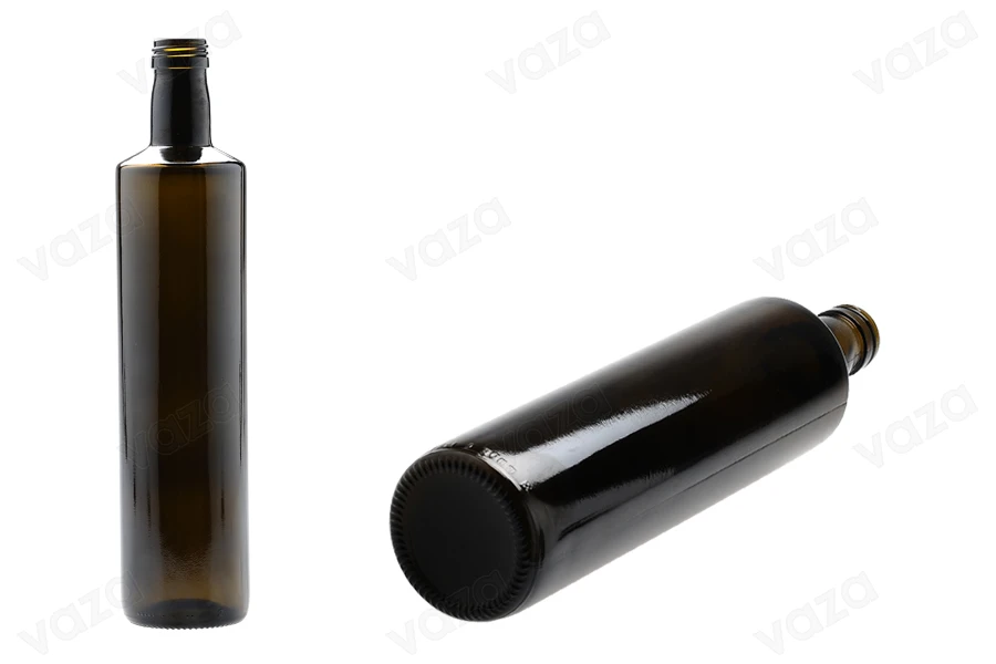 750ml Uvag Dorica glass bottle for olive oil and vinegar with PP31.5 mouth - available in a package with 24 pcs-εικόνα_σύνθεση