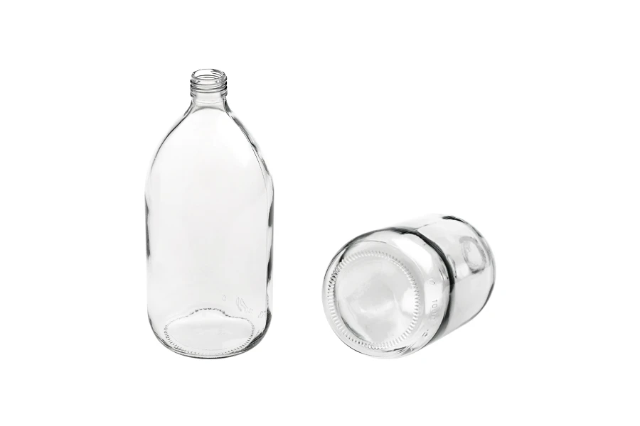 Γυάλινη φιάλη 1000 ml διάφανη Γυάλινη φιάλη 1000 ml διάφανη