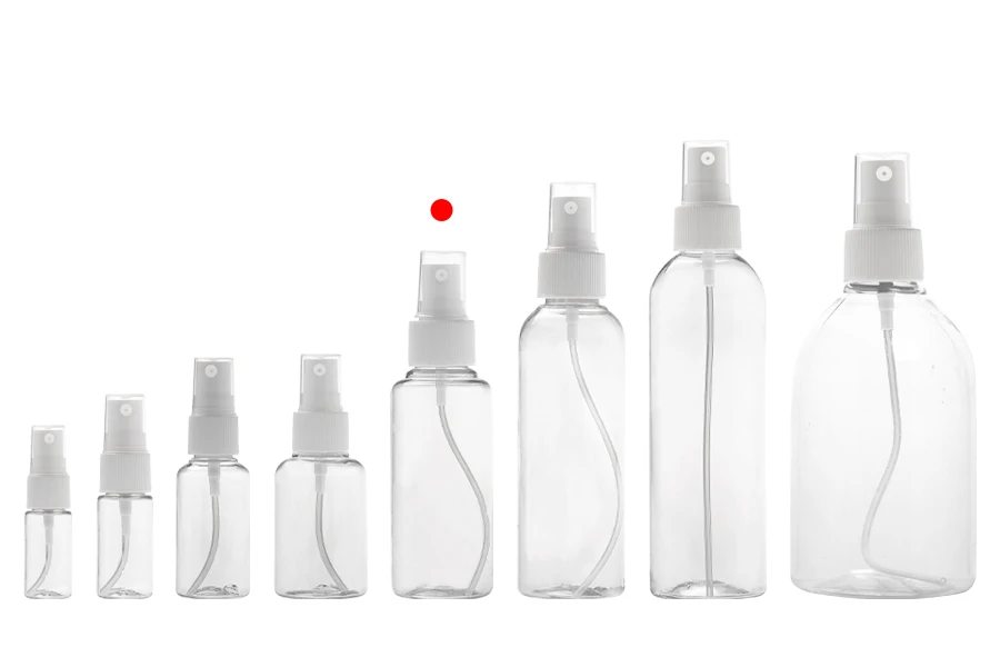 PET Μπουκάλι 100 ml με σπρέι για ελαφρά λιπαρές ουσίες σε συσκευασία των 12 τεμαχίων