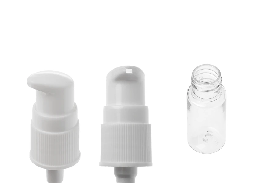 PET Μπουκάλι 10 ml με αντλία για κρέμα σε συσκευασία των 12 τεμαχίων PET Μπουκάλι 10 ml με αντλία για κρέμα σε συσκευασία των 12 τεμαχίων