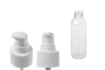 PET Μπουκάλι 150 ml με αντλία για κρέμα σε συσκευασία των 12 τεμαχίων PET Μπουκάλι 150 ml με αντλία για κρέμα σε συσκευασία των 12 τεμαχίων