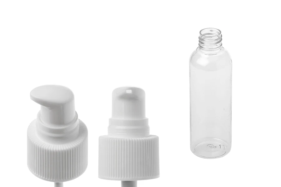 PET Μπουκάλι 150 ml με αντλία για κρέμα σε συσκευασία των 12 τεμαχίων PET Μπουκάλι 150 ml με αντλία για κρέμα σε συσκευασία των 12 τεμαχίων